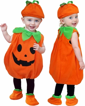 EOZY Kids Cute Pumpkin Costume Set Halloween Trick or Treat Dress Up Cosplay School Party