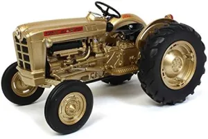 ERTL 1/16 Ford 881 Gold Demonstrator, 25th Anniversary National Farm Toy Museum, Diecast Tractor Model, Ages 14 , Display Only