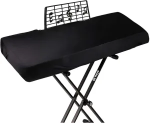 Explore Land Stretchy 88 Keys Piano Keyboard Dust Cover with Music Stand Opening for Digital Electronic Piano (88key, Black)