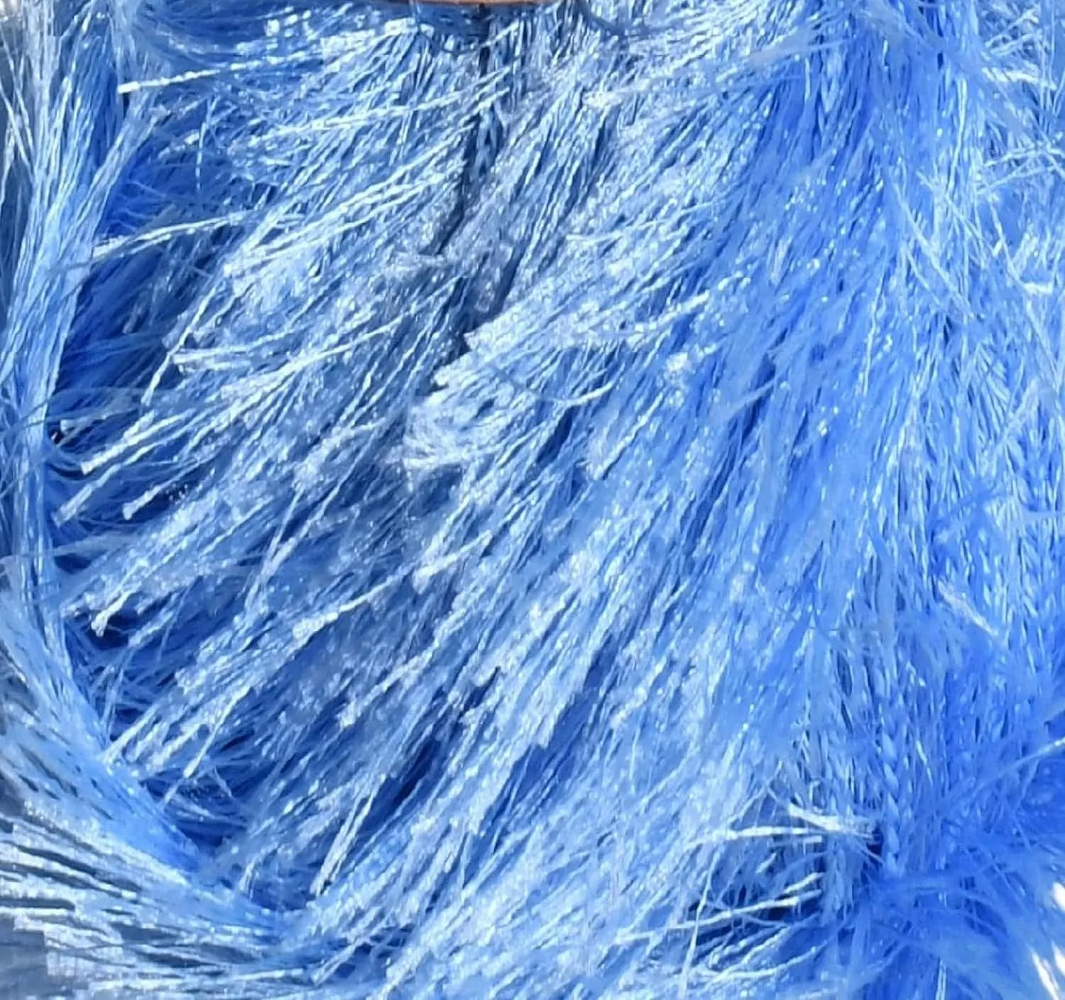 Eyelash Fun Fur Yarn Premium 100% Polyester 164 Yds (150 Mt), 3.53 Oz (100 Gr) Colorful Crochet Yarn Dıy Hand Knitting (Blue, 3 Skein)