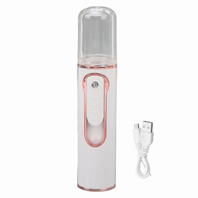 Facial Mister,Portable Nano Facial Mister,Mini Facial Steamer,Nano Mister Sparyer with 30ml Visual Water Tank for Face Hydrating