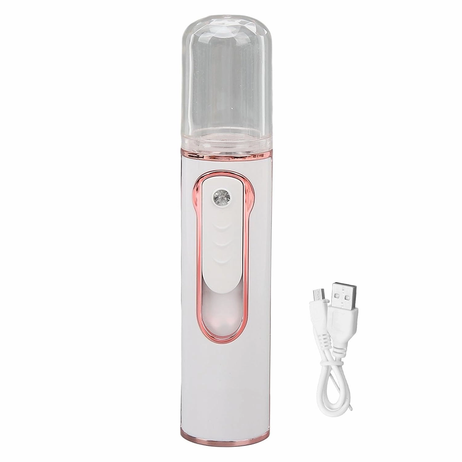 Facial Mister,Portable Nano Facial Mister,Mini Facial Steamer,Nano Mister Sparyer with 30ml Visual Water Tank for Face Hydrating