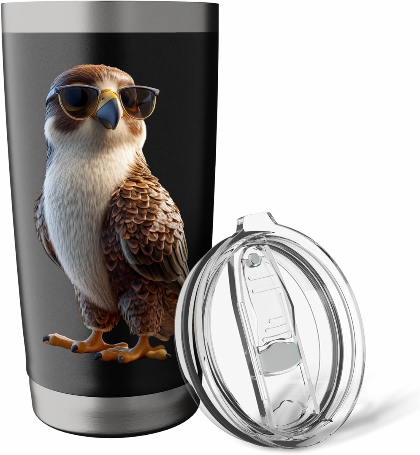 Falcon Kestrel Falcons Hunting Peregrine Birds Falconry Stainless Steel Insulated Tumbler