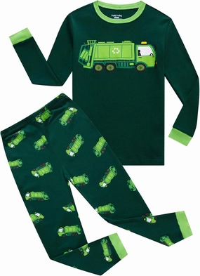 Family Feeling Little Boys Pajamas Sets 100% Cotton Long sleeve Pjs