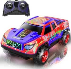 Fast & Fun Mini RC Car for Kids, 2.4Ghz Remote Control, Rechargeable, Light-Up, Ages 3 