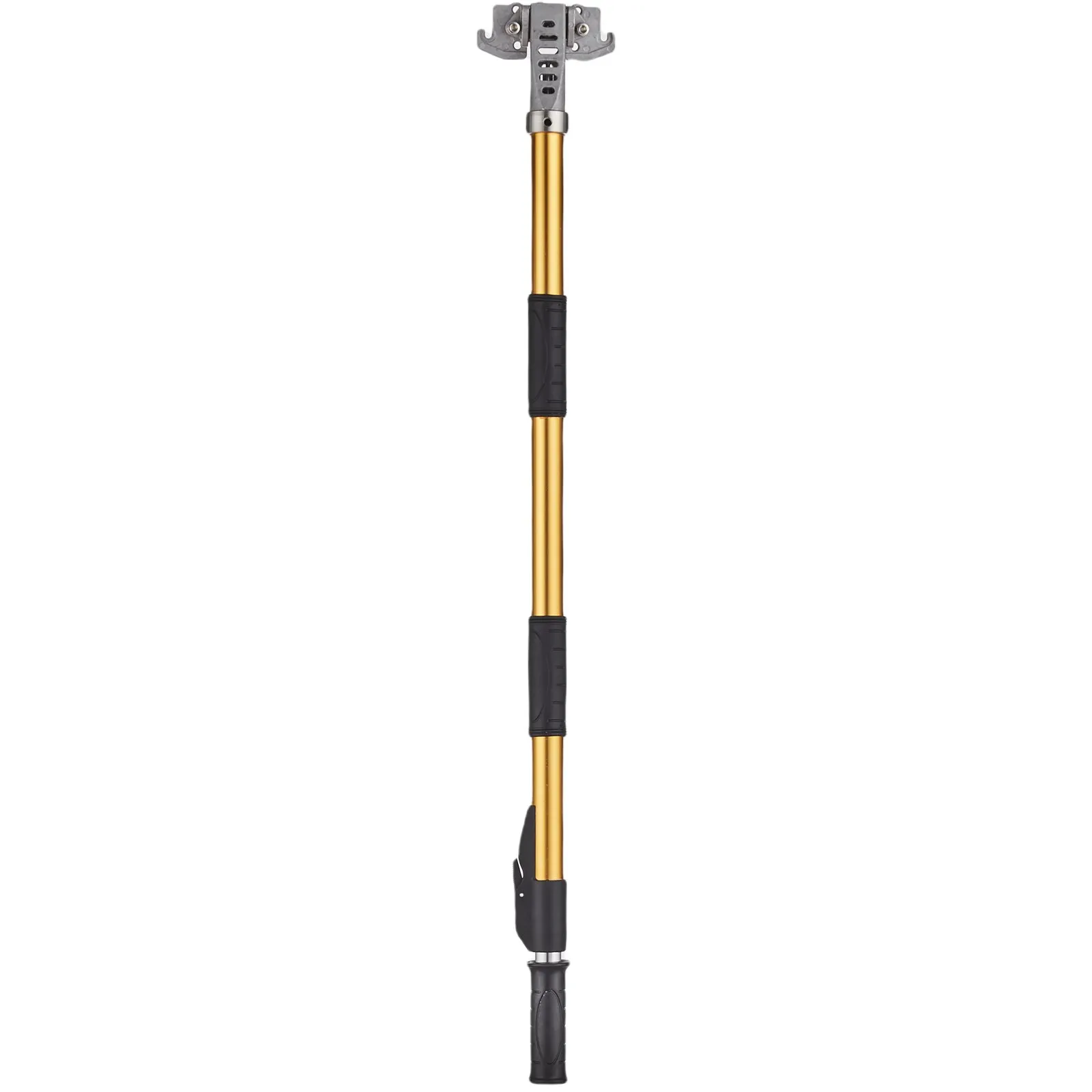 (FINAL PRICES ARE LOWER ON OUR SITE!) VEVOR Drywall Flat Box Handle, 40''-64'', Anodized Aluminum Flat Finishing Extension Handle, 5-Section Length Adjustable, Non-slip Grip and 360° Painting for Plasterboard, Wallboard, Sheetrock
