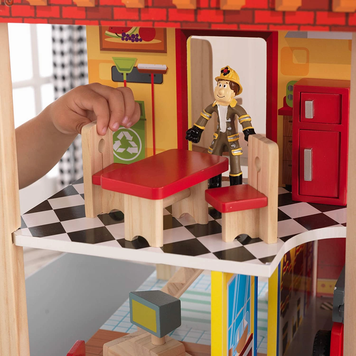 Fire Station Set Multicolor