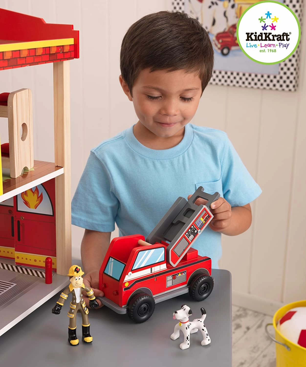 Fire Station Set Multicolor