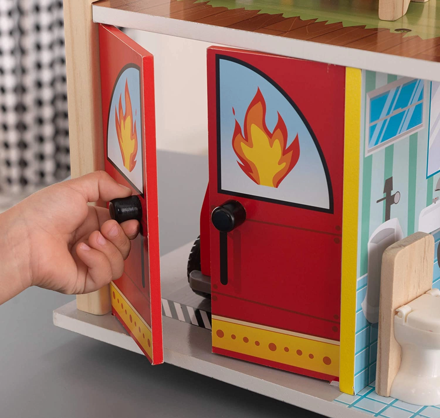 Fire Station Set Multicolor