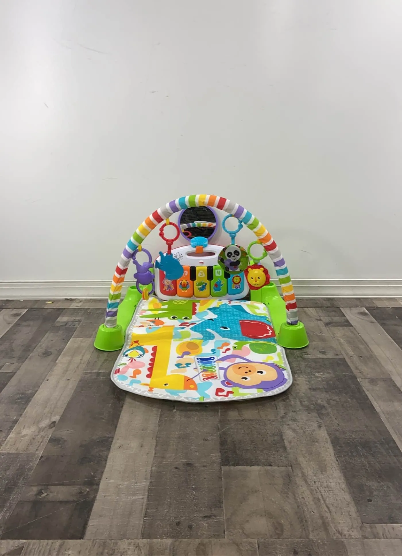 Fisher Price Deluxe Kick & Play Piano Gym, Green