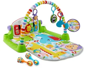 Fisher Price Deluxe Kick & Play Piano Gym, Green