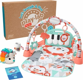 Fisher-Price Newborn Baby Kit Let’s Snuggle & Play Set, Developmental Toys with Activity Guide for Infants Ages 0  Months