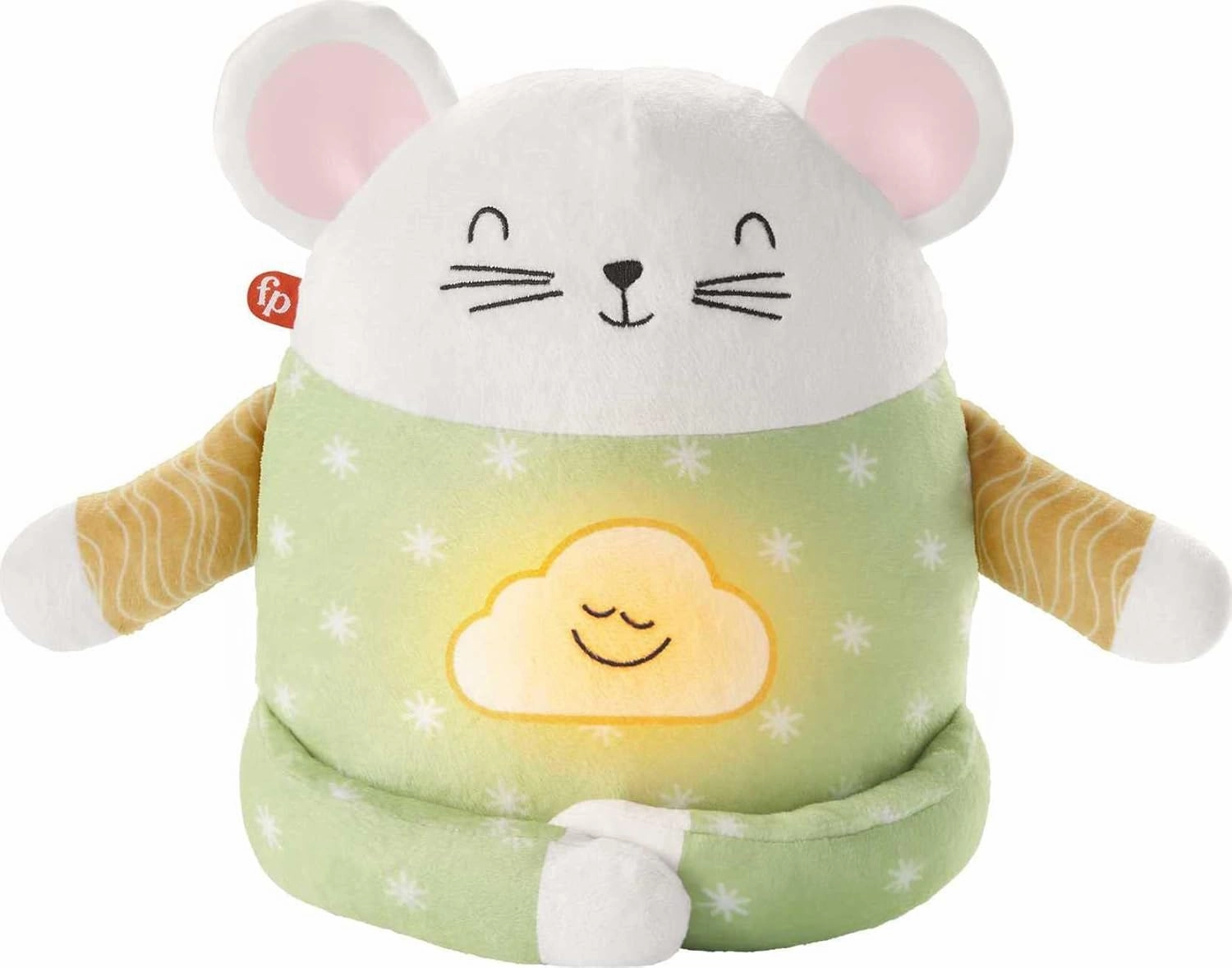 Fisher-Price Toddler Toy Meditation Mouse, Mindfulness Plush with Guided Relaxation Exercises, Music & Lights for Kids Ages 2  Years
