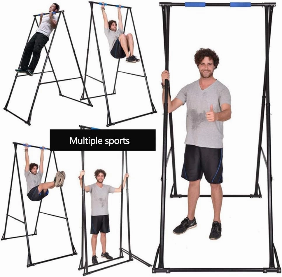 Fitness Multi-Function Horizontal Bar Pull-up Device Home Equipment Pull-up Pole Children's Gymnastics Bars Training Bar ，Black-180x120x250cm
