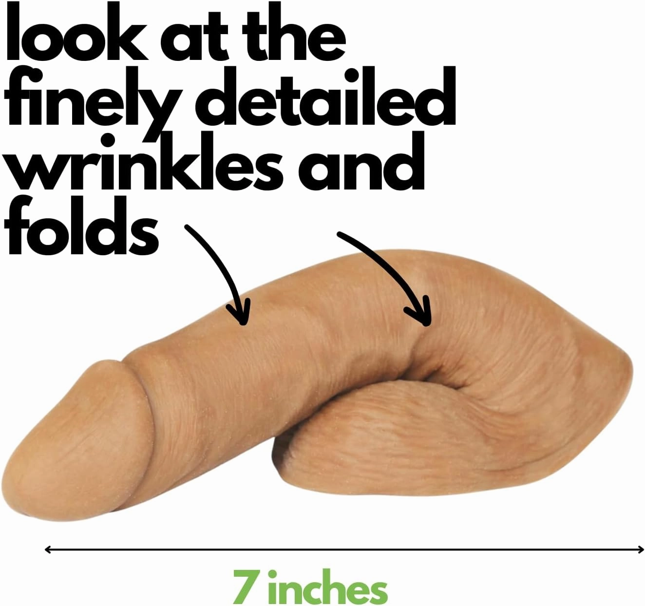 Fleshlight Packing Penis Large Caramel | Ultra Realistic | Mr. Limpy | Packer Gear for Female to Male Transgender | 7 Inches
