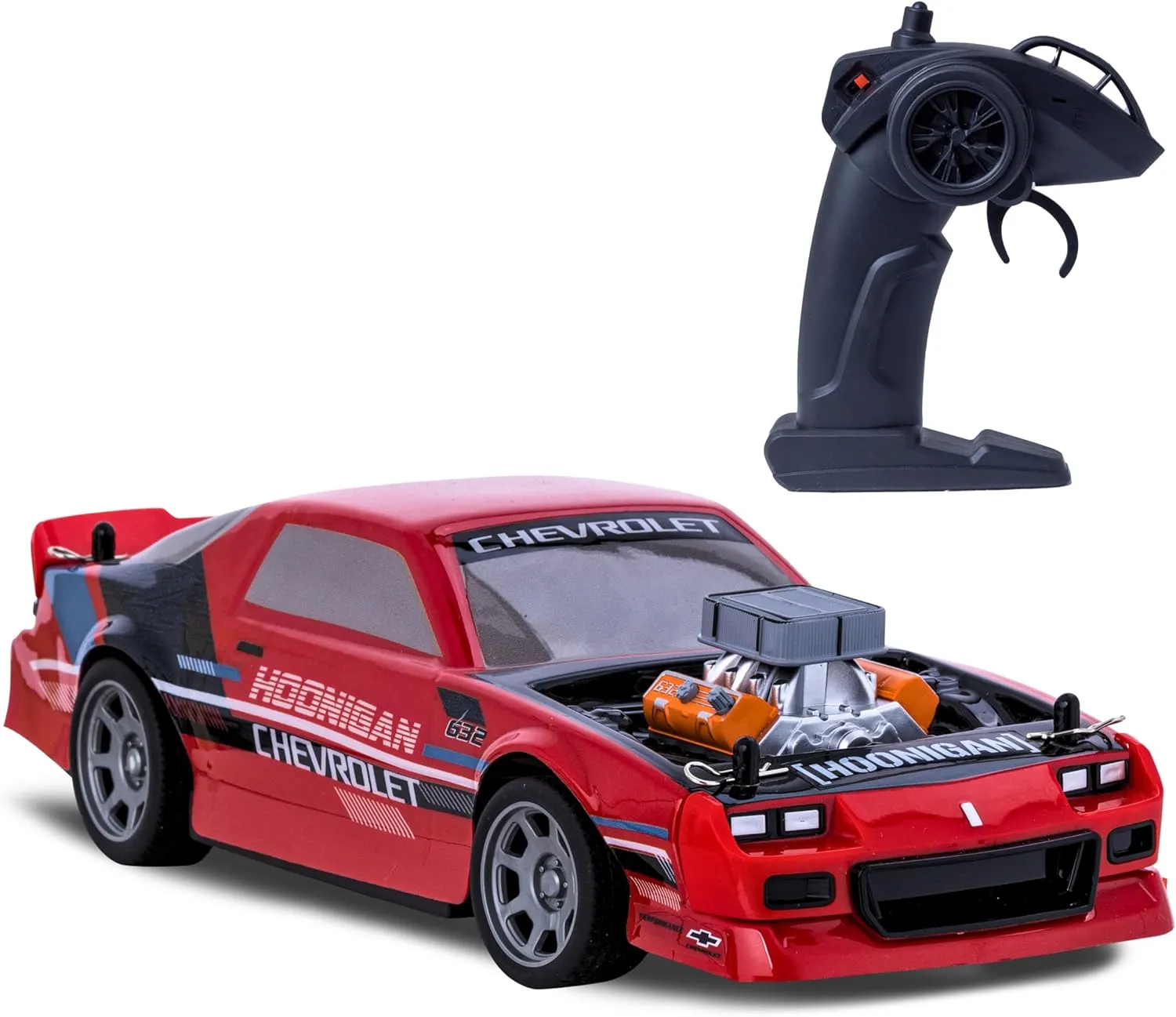 Flybar Hoonigan Camaro Remote Control Car for Kids – RC Cars, Race Car, 3.7V, 2.4 GHz, Detailed Replica Design, USB Rechargeable Battery Included, 1:16 Scale, 150 ft Range, 6 Mph