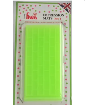 FMM Tree Bark & Brick Wall Impression Mats -Set 1