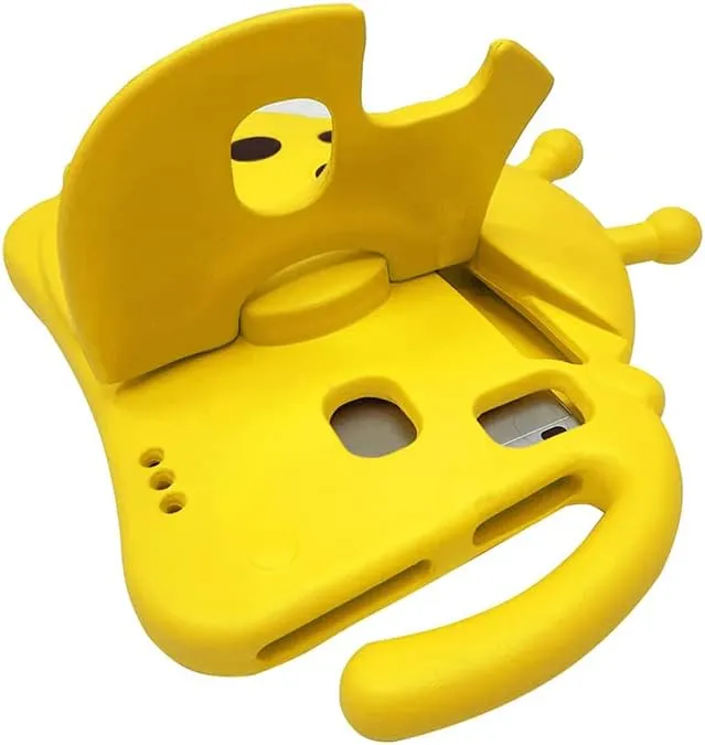 for Alcatel Joy Tab 2 Case for Kids, Children Friendly Shockproof Protective Stand Handle Cover for Joy Tab 2 Case Alcatel 2020 8" Tablet (Model: 9032Z) for Boys Girls, Cute Ladybug - Yellow