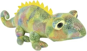 Forest & Twelfth Kids 22” Iguana Stuffed Animal Toy Cute Reptile Buddy with Multicolored Skin for Kids 3  Years Old – Huggable Companion, Great All-Occasion Gift Idea