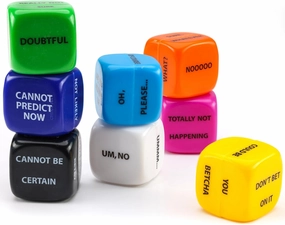 Fortune Dice Toys for Kids - 50 Pcs Bulk Dice Prizes for Kids - Colored Dice Bulk Gifts for Kids - Party Favors Easter Egg Fillers Goodie Bag Supplies Pinata Stuffers - Vending Machine Toy