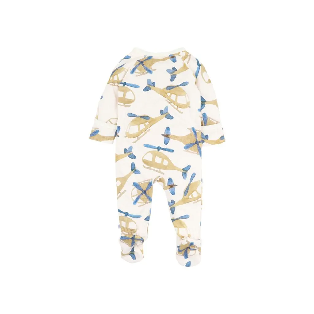 Fox & Finch High Flyer LS Zip Onesie