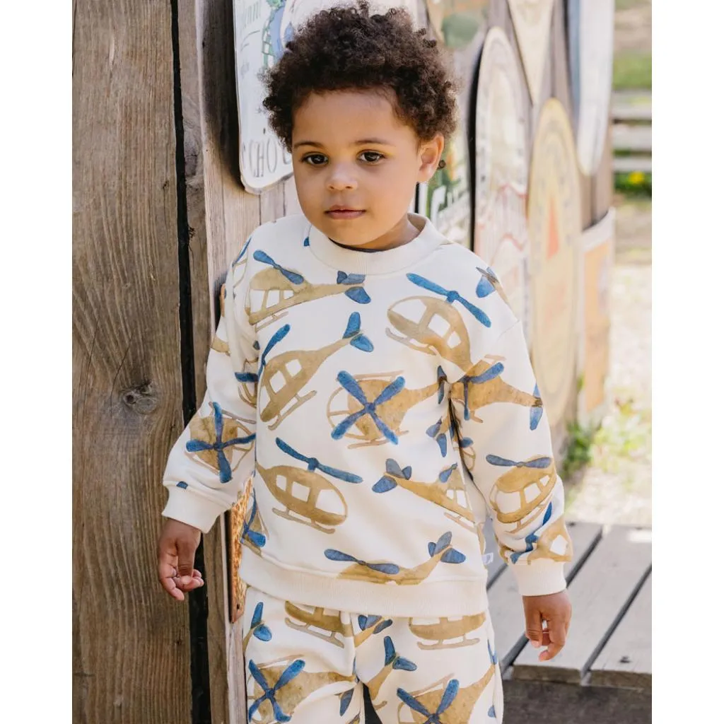 Fox & Finch High Flyer Print Sweatshirt