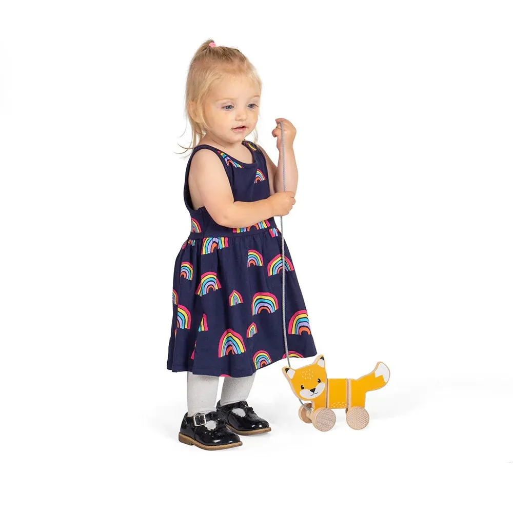 Fox Wooden Pull Along Toy