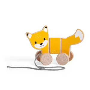 Fox Wooden Pull Along Toy