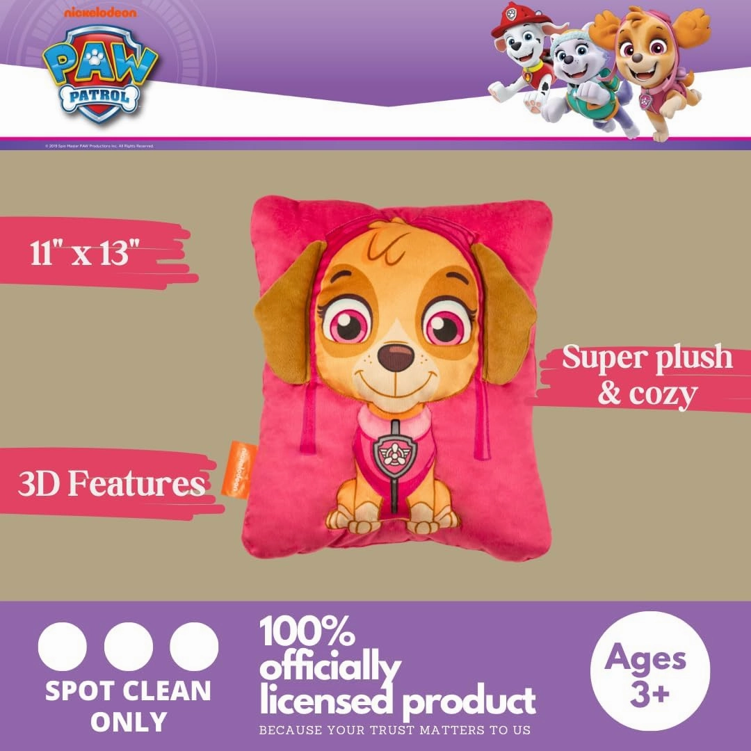 Franco Paw Patrol Girl Skye Kids Super Plush Cozy Snuggle (TM) Pillow (100% Officially Licensed Product)