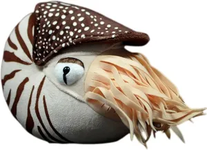 FRANKIEZHOU Simulation Nautilus Plush,Stuffed Animal,Plush Toy,Soft Toy,Stuffed Toy,Cuddly Toys,Gifts for Kids,8 Inches