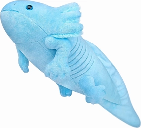 FRANKIEZHOU Realistic Axolotl Plush Toy-Blue, 19”Long, Lifelike Axolotl Stuffed Animal, Axolotl Toy, Soft Axolotl Plushie Toys,Gifts for Kids