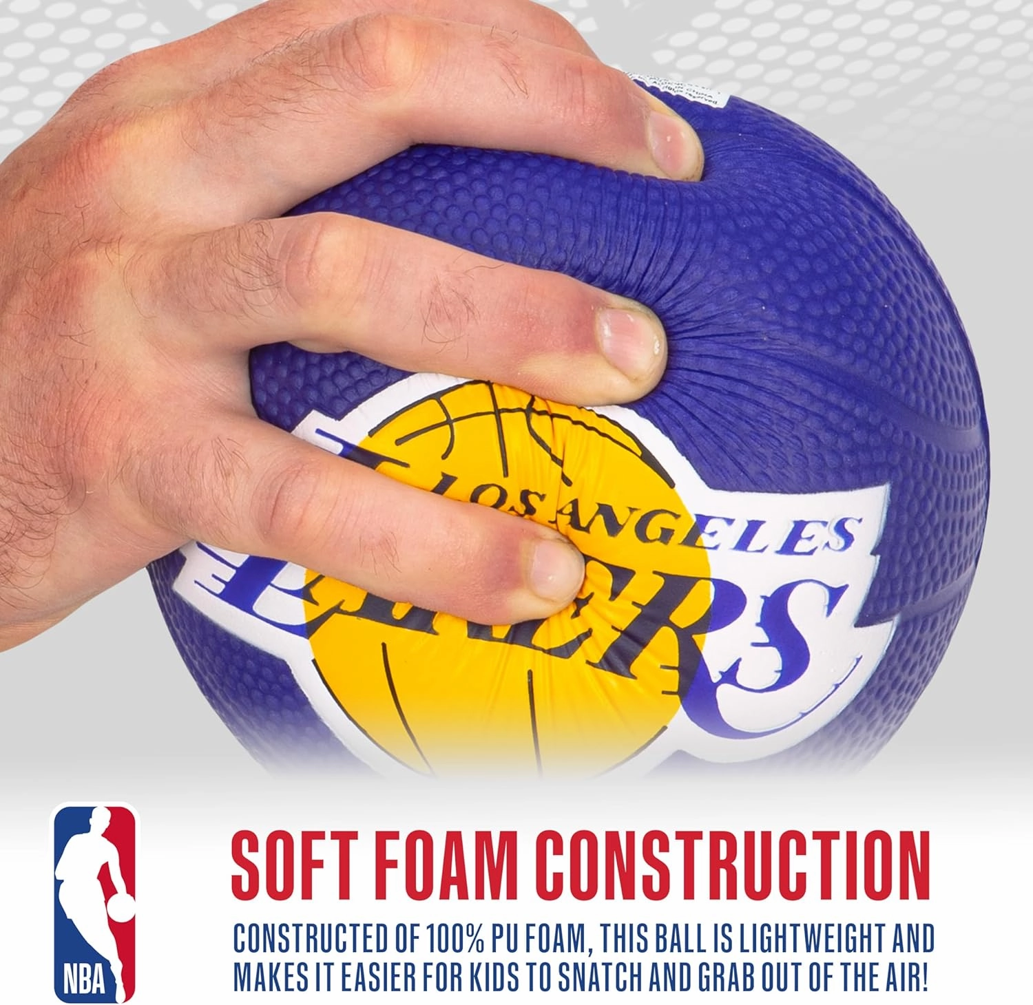Franklin Sports Kids NBA Mini Foam Basketball - 5.5" Inch Soft Toy Basketball for Indoor or Mini Over the Door Hoops