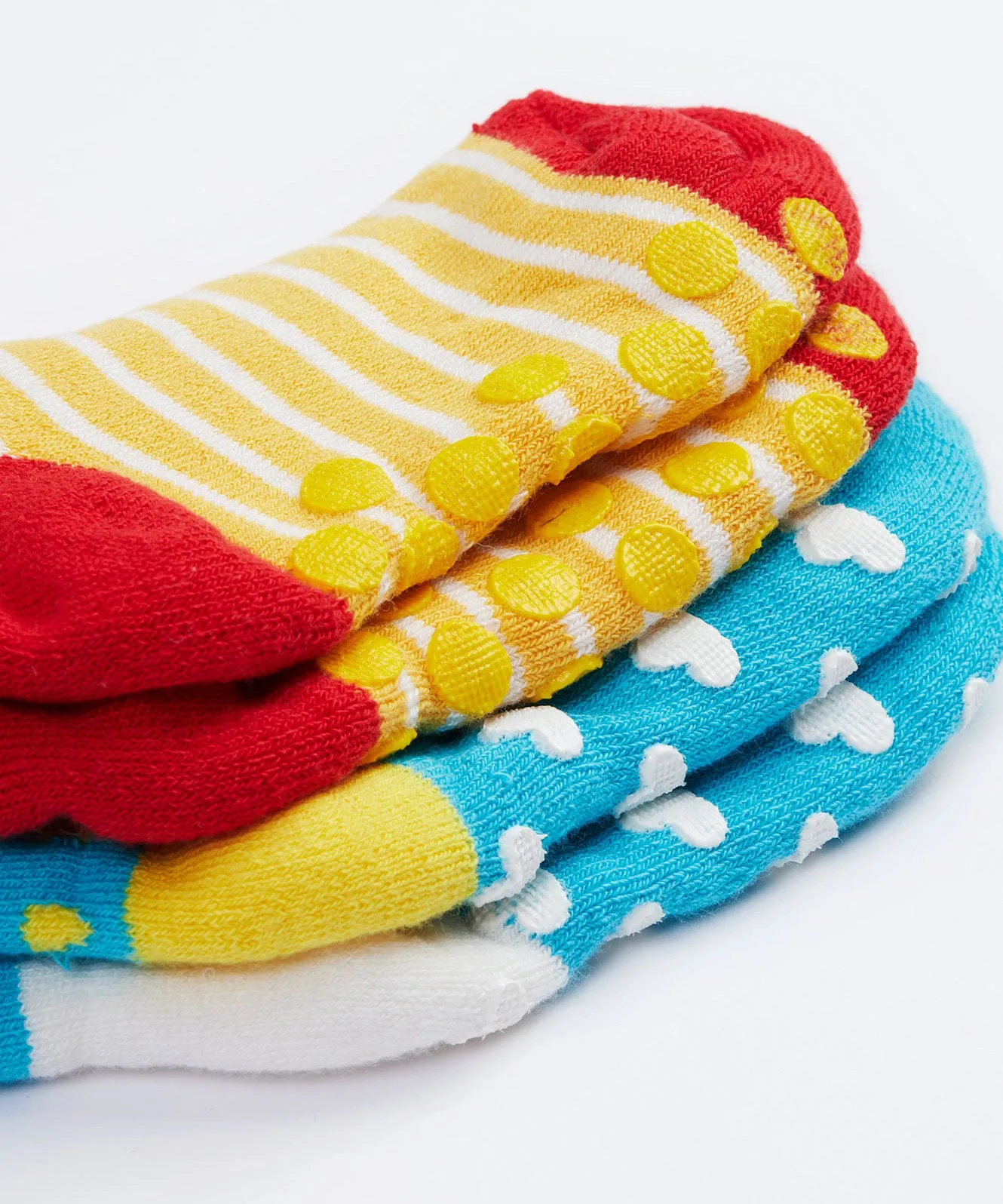 Frugi Grippy Socks 2 Pack - Helicopter