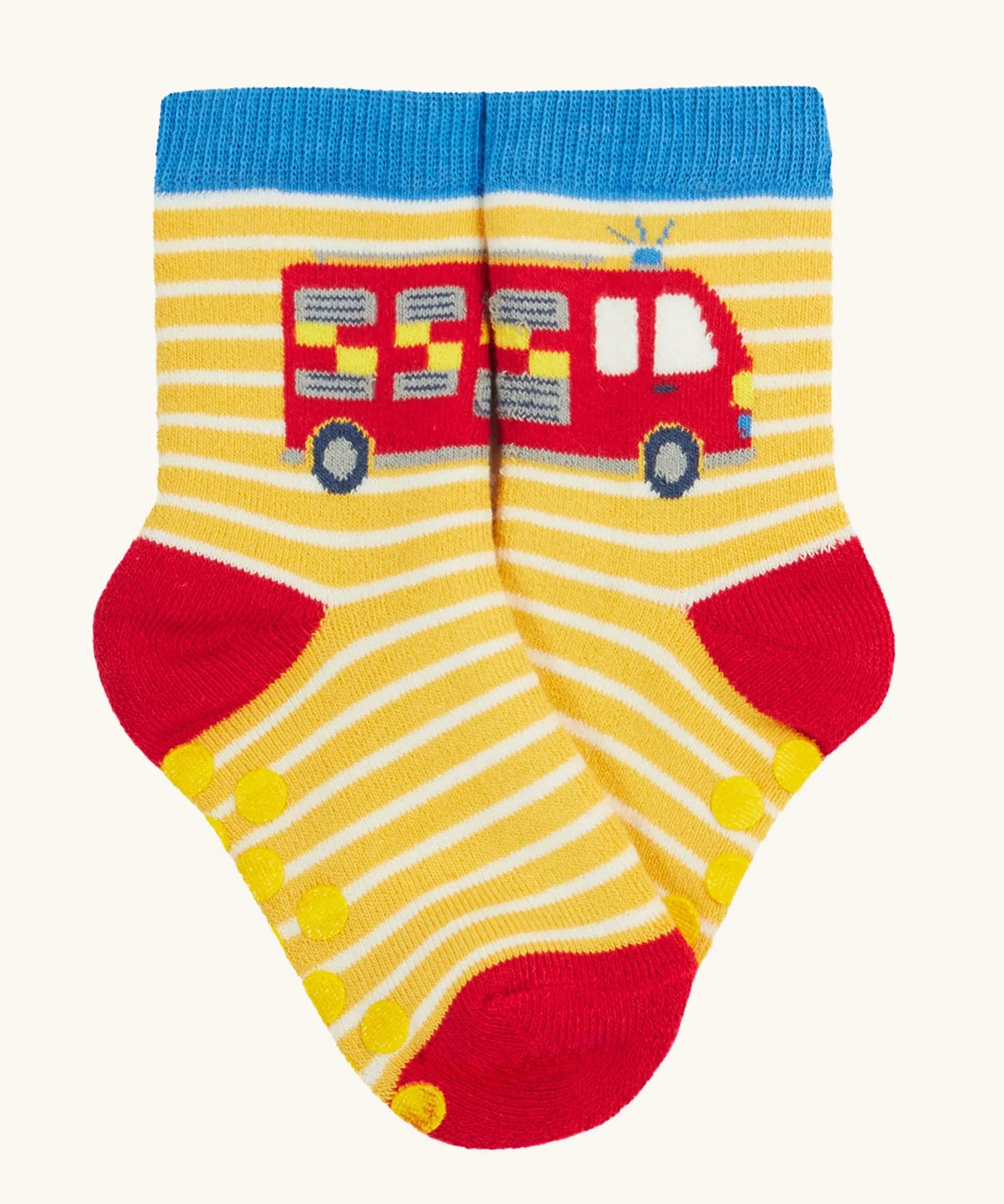 Frugi Grippy Socks 2 Pack - Helicopter