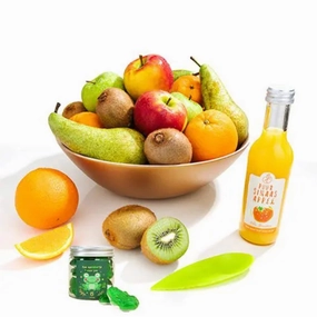Fruitmand Classic met snoep opkikkertjes