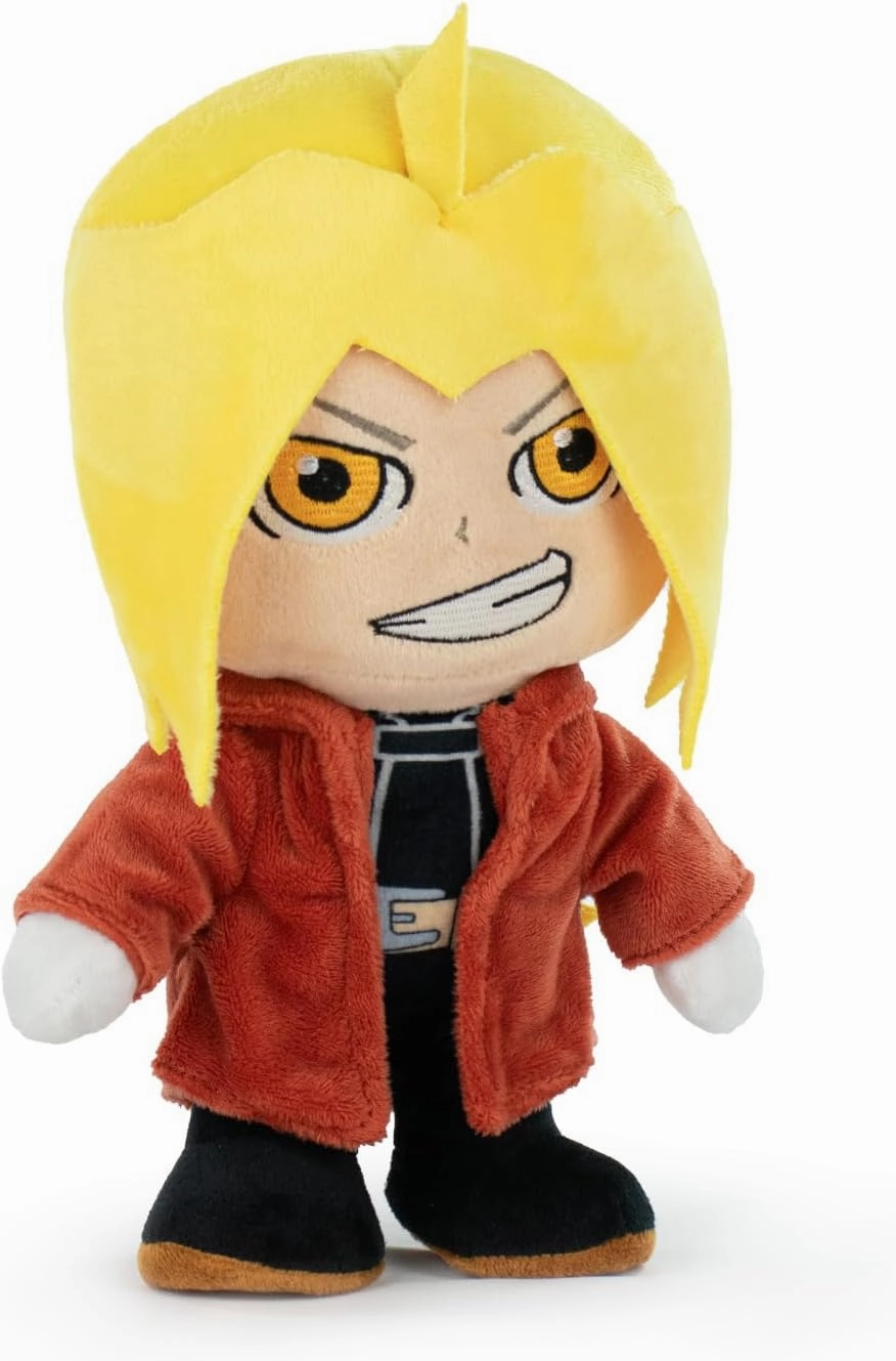 Fullmetal Alchemist Plush Characters - 26 cm - Edward, Alphonse - Super Soft Quality (Edward)