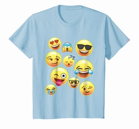 Funny Emoji Faces Shirt For Girls, Boys, Teens, Men & Women