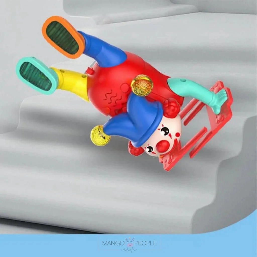Funny Musical Dancing Clown Toy With Led Light Flashing For Toddlers