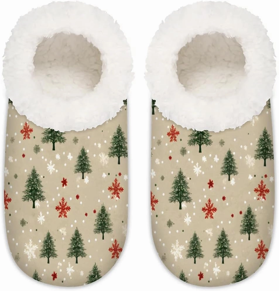 Fuzzy Slippers for Women Non-Slip Home Slippers Warm Indoor Bedroom Slippers Fluffy Women's Slippers Cozy Gift for Home Travel