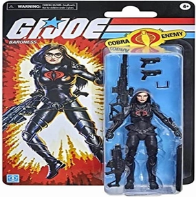 G.I. Joe Hasbro Classified Series Baroness Action Figure Playsets Toy, Multicolor, Single (F47625X00)
