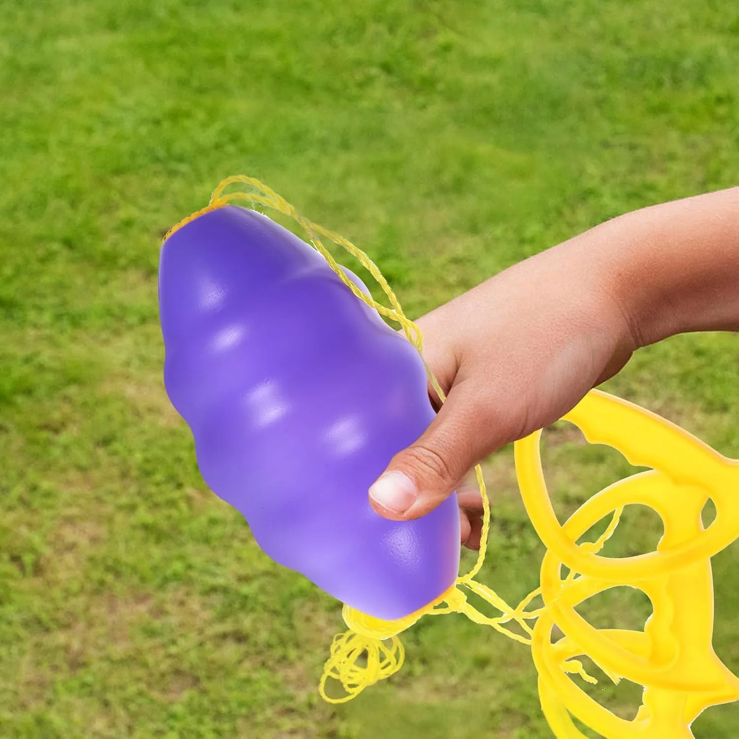 Gadpiparty 2pcs Rally Ball Interactive Balls Toy Children Balls Collaboration Hand Draw Balls Cooperative Puller Double Rallying Balls Double Pulling Toy Plastic Kids Balls Hand Pulling Balls