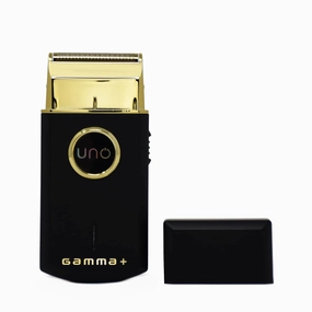 GAMMA  Uno Mini-Sized Travel Cordless Mens Single Foil Shaver, Micro-USB Rechargeable for Shorter Facial Stubble