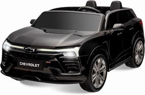 GAOMON 24V Licensed Chevrolet Blazer Ride on Car, 2 Seater Electric Car for Kids, Children Ride On Toy with Parent Remote Control/Spring Suspension/Bluetooth/2 Speeds/Safety Belt/LED Lights - Black