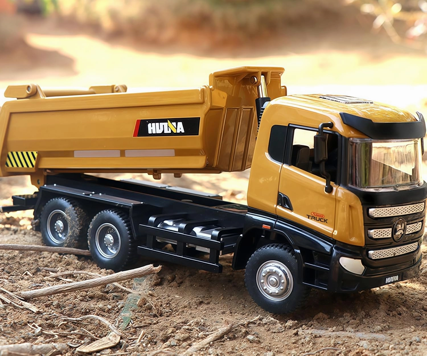 Gemini&Genius Truck Toy for Kids, Construction Vehicle Dump Truck Toy, Heavy Duty Alloy Construction Vehicle Toys, 1:50 Scale Diecast Site Dumper, Toy Trucks for Kids
