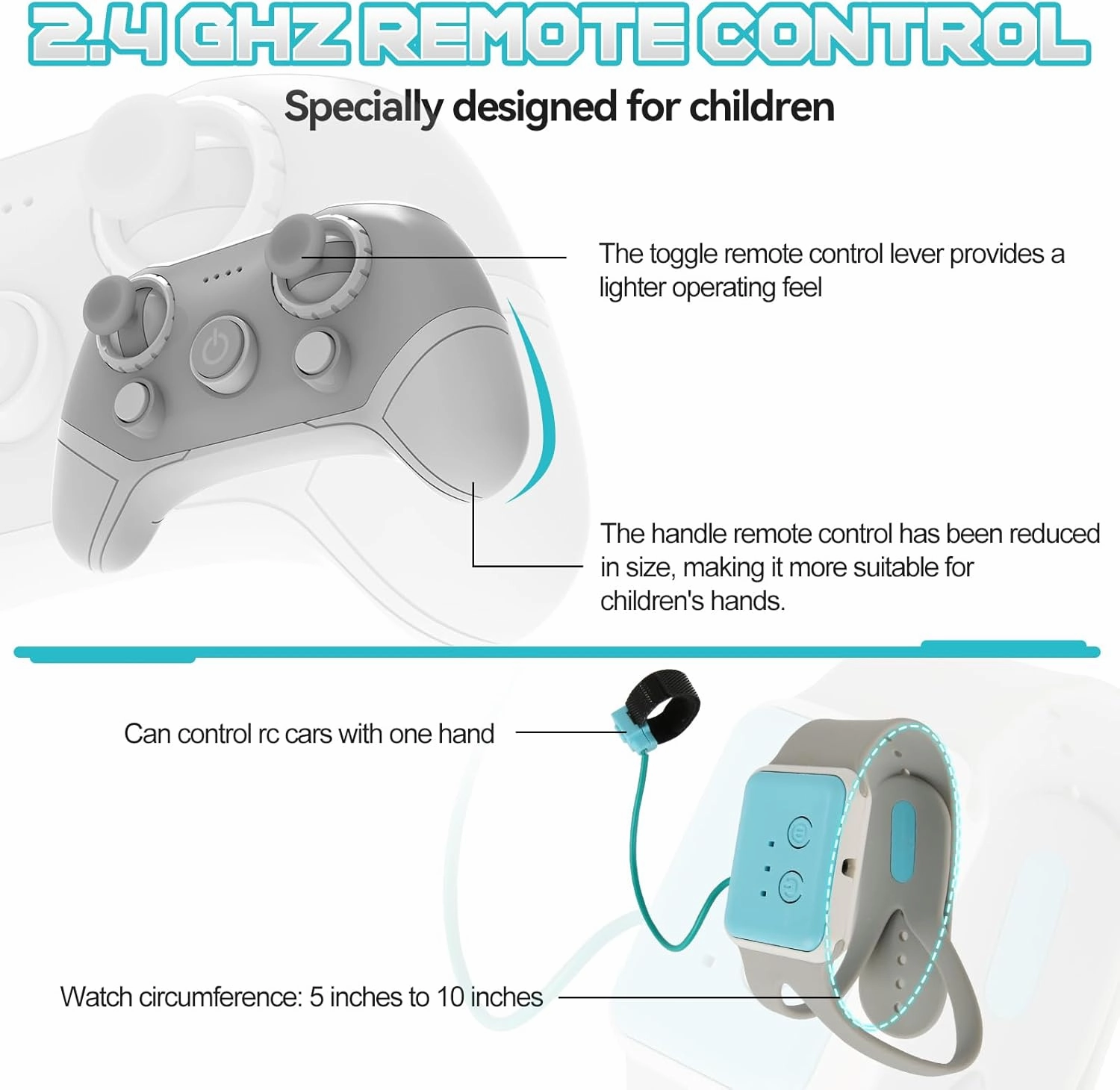 Gesture Sensing Rc Stunt Car Toys for Boy Age 8-13,Hand Remote Control Cars,Coolest Christmas Birthday Present Ideas for Boys Girls Kids Teens Age 8 9 10 11 12 13  Year,Racing Drift Car (White)