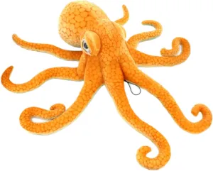 Giant Funny Simulation Octopus Stuffed Toy Lifelike Sea Animal Room Car Decor Dolls Plush Toys Children Boy Xmas Easter, Thanksgiving, Christmas, New Year's Gifts (21.5 inch)