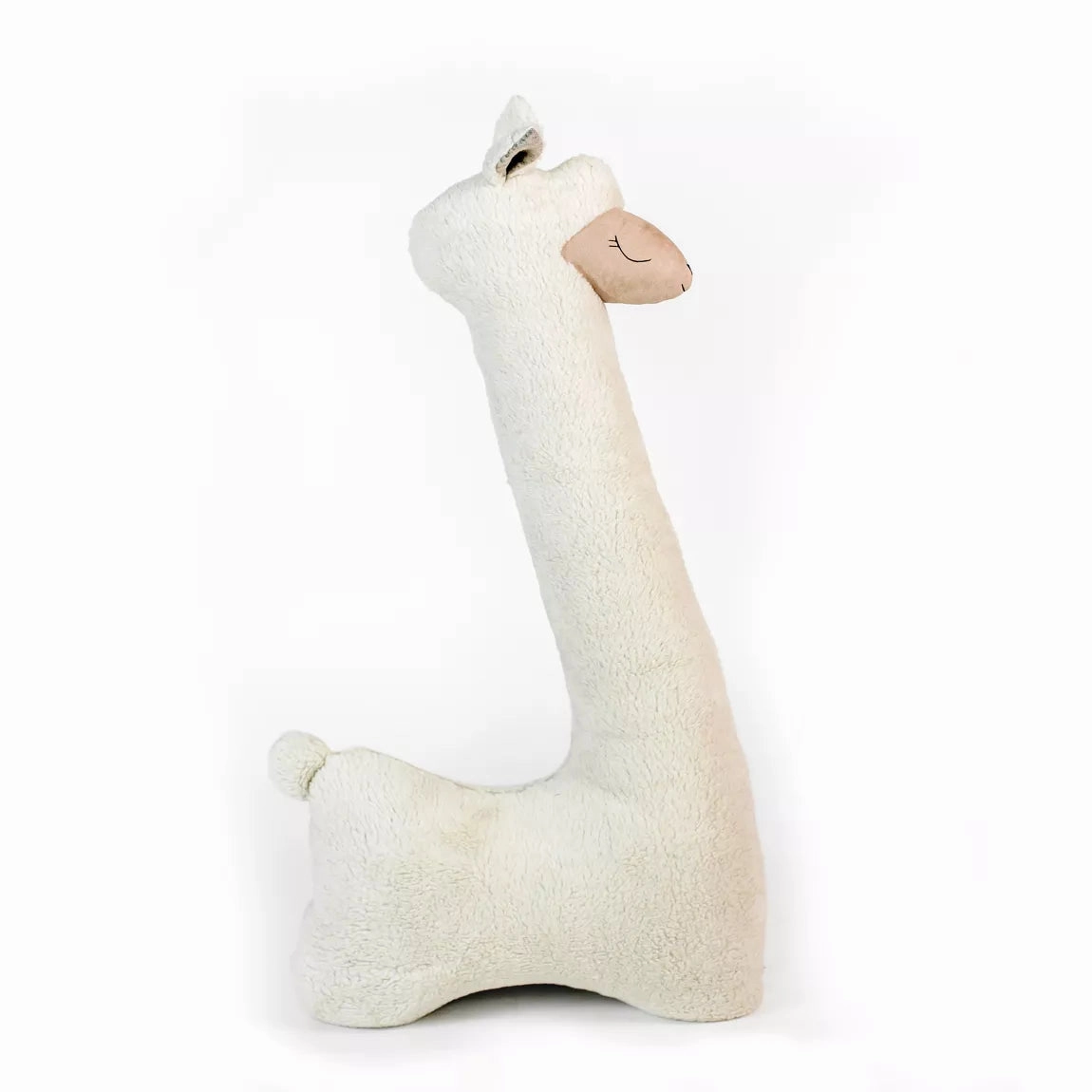 Giant Plush Toy Alpaca, beige - 120 cm