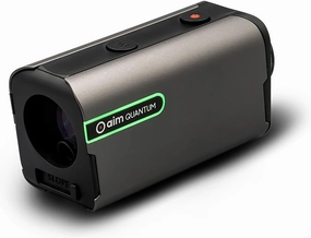 GOLFBUDDY Aim Quantum Golf Laser Rangefinder, Sleek Pocket, Easy Pin Finder Mode, Putting Range 2 to 880 Yards, Accurate & Faster Measurement, 7X Magnification, Hard Case
