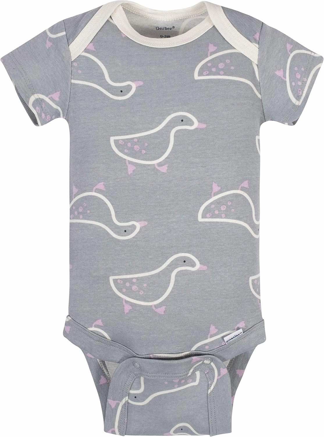 Grow by Gerber baby-girls 5-pack Short-sleeve Onesies Bodysuits
