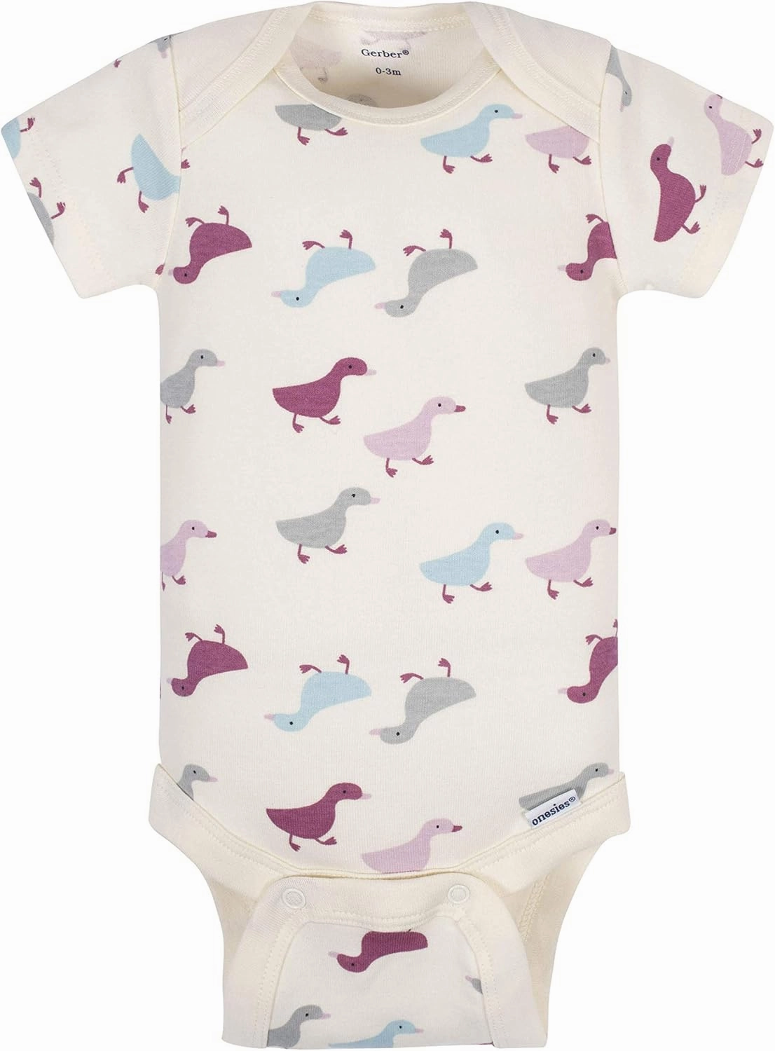 Grow by Gerber baby-girls 5-pack Short-sleeve Onesies Bodysuits